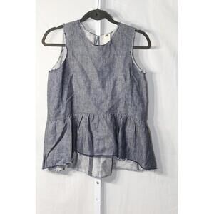 Shosh Deninm Sleeveless Top sz. S